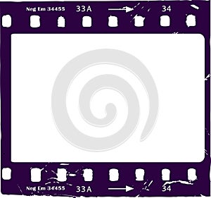 Photographic film,grunge film negative, photo frame,