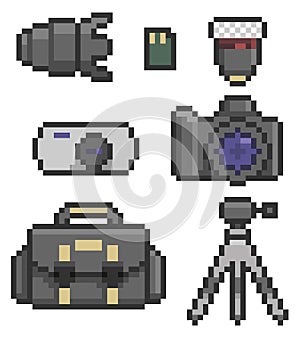 Photographic icon set