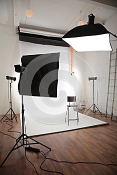 Photographic studio interior