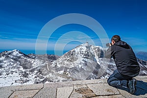 Photographing Shtirovnik peak