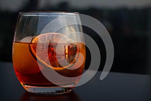 Photographs of cocktails, called Highball. photo