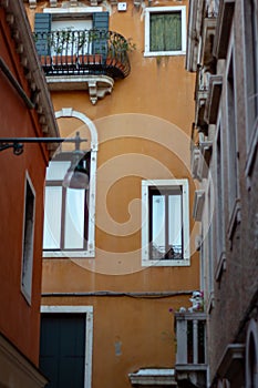 Photographs that portray Venice differently, chaotic and crowded, full of tourists and people going around, kids who live the city