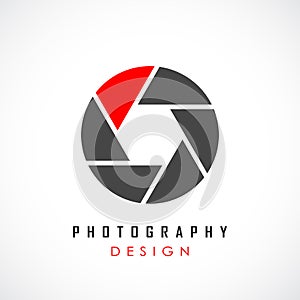 Photography abstract vector logo