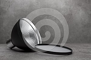 Photography accessory studio still life.