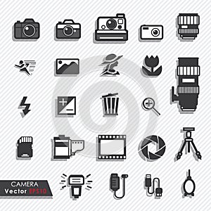 Photography camera lens and accessories set