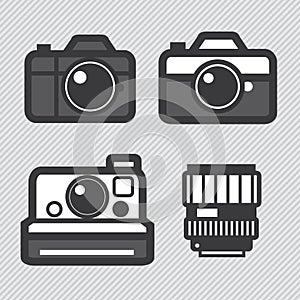 Photography camera lens and accessories set