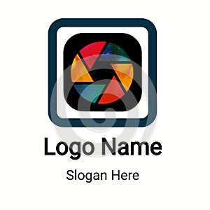 Photography Camera Logo Design Concept Logo, Logotype, Icon, Template Vector Design.