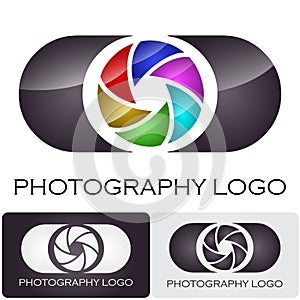 Photography company logo brush style