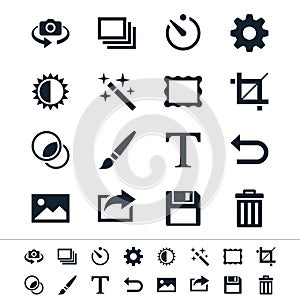 Photography icons