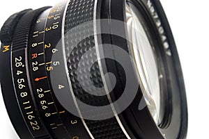 Photography lens close up