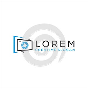 Photography Logo . Camera Logo Vector Design Illustration .