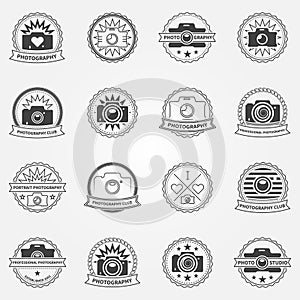 Photography logo or labels templates