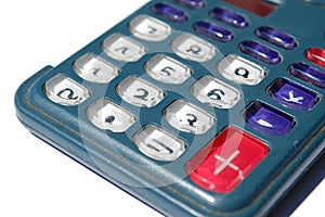 Photography of Old Calculator Buttons