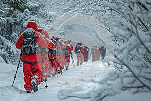 Photography showdown Participants capturing winters beauty for a competition display