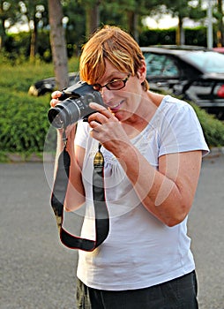 Photography student