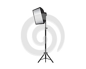 Photography and Videography Lighting Studio or Softbox Illustration