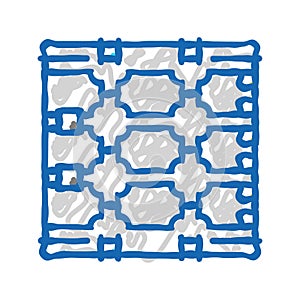 photonics quantum technology icon doodle illustration