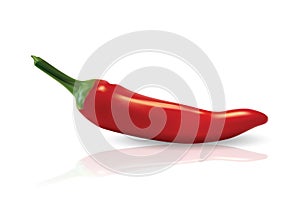 Photorealistic illustration of a chilli