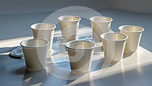 Photorealistic image of a plastic tray of snacks