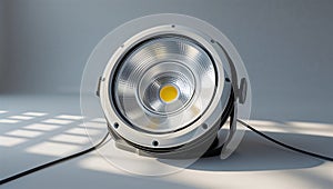 Photorealistic image of a smart airtight flavor tile with soft white backdrop