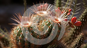 Photorealistic Macro Of Cactus At Arizona Botanical Garden photo
