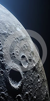 Photorealistic Renderings Of The Moon\'s Surface With Hyper-detailed Realism
