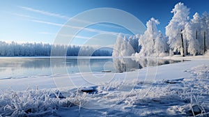 Photorealistic Winter Landscape In Sept-iles