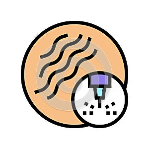 photorejuvenation skin laser color icon vector illustration