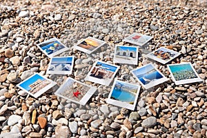 Photos of beautiful moments of happy summer holidays in Greece