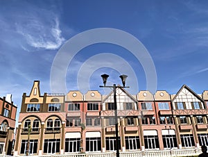 Photos of buildings in PIK with bright and beautiful colors