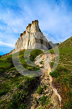 Photos of the Crimean autumn peninsula, Ak-Kaya White rock