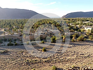 Photos of the Oasis of Aqa in southern Morocco