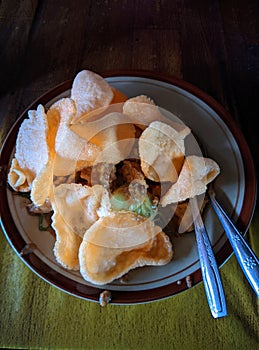 Photos of petis rujak food originating from Java