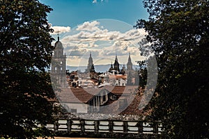 Photos of Santiago de Compostela. Santiago de Compostela city and municipality of Spain, province of La Coruna. photo