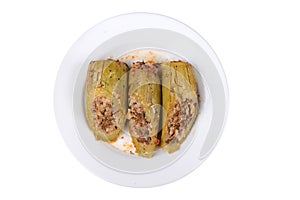Photos of Turkey`s Famous and Delicious Homemade Dishes for Hotel & Restaurant Orders and Menu and Internet and TV kabak dolmasi