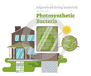 Photosynthetic Bacteria - Engineered Living Material