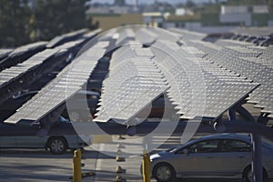 Photovoltaic array in Los Angeles California