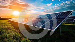 photovoltaic blinking solar panel