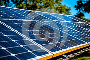 Photovoltaic cells, net metering, energy credits allow homeowners to earn rewards for excess energy produced photo