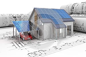 Photovoltaic at a Family House in Planning