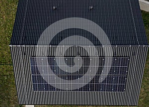 photovoltaic home solar panels only work when it is sunny. at