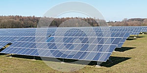 Photovoltaic panels field