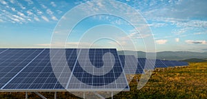 photovoltaic panels in mountainous areas