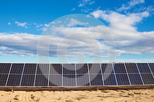 Photovoltaic panels for sustainable electricity energy production
