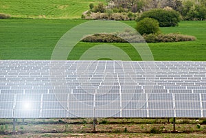 Photovoltaic (PV) solar cells photo