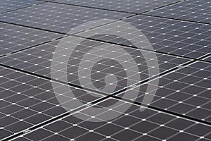 Photovoltaic renewable background solar panel. Close-up of Solar energy panel photovoltaics