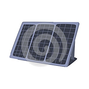 photovoltaic solar panel cartoon vector illustration