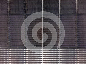 Photovoltaic Solar Panel Surface Grid Texture