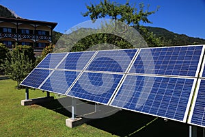 Photovoltaic solar panels in Austria