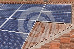Photovoltaic solar power plant photo